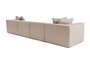 Atelier Del Sofa Sofá Esquinero L1-O1-O1-1R Beige Arena Lino 350cm 190cm